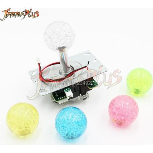 Arcade Game Machine Joystick 5V LED Illuminated Glitter Fighters Stick Durable Copy SANWA Joystick