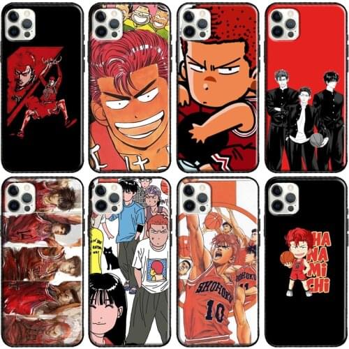 Anime Slam Dunk Phone Case For Apple iPhone 12 11 Pro Max mini X XR XS Max 7 8 Plus SE 2020 Cover Coque