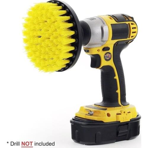 Clean drill electric brush power washing tile scrubbing Set cleaning tools with Extender for Bathroom Surface Grout kitchen