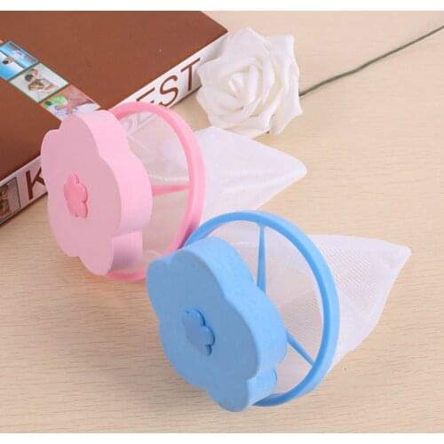 Hot! 1/2/4PCS Reusable Washing Machine Floating Mesh Filter Bag Floating Pet Fur Catcher Hair Remover Tool For Washing Machine