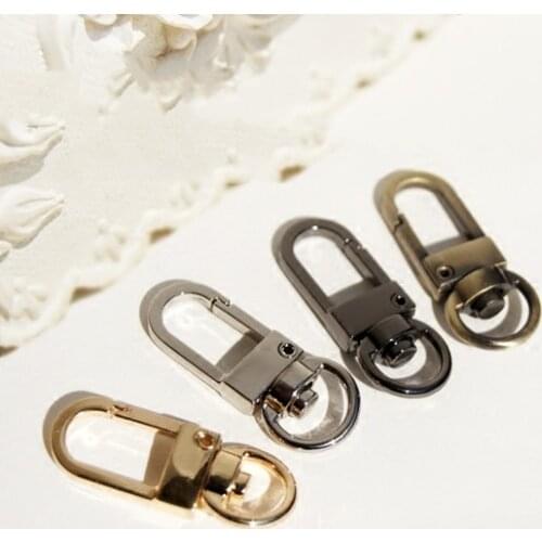 Metal Detachable Snap Hook Trigger Clips Buckles for Leather Strap Belt Keychain Webbing Pet Leash Snap Hooks obag accessories