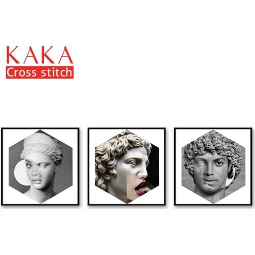 Cross stitch kits,Embroidery needlework sets with printed pattern,11CT-canvas for Home Decor Painting,Portrait Full NCKP046