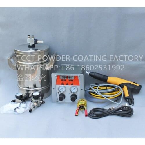 New portable experiment lab powder coating machine electrostatic spray gun machine