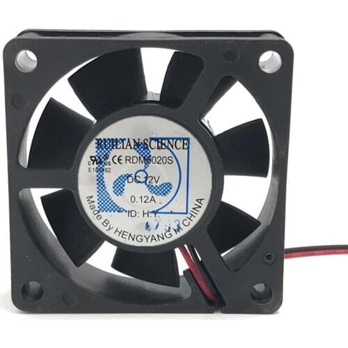 6020 .6 cm RDM6020S 12v 0.12a silent fan