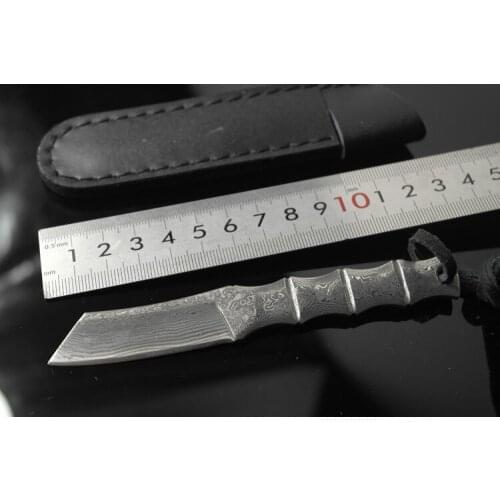 Hand Tools fruit knife, Camping outdoor survival knife, Damascus steel knife, Gift Knife for Collection