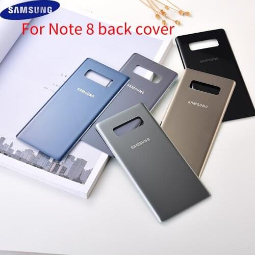 Original Samsung Galaxy Note 8 Back Battery Cover 3D Glass Housing Cover For Galaxy N9500 N950F Door Rear Replacement Case 6.3"