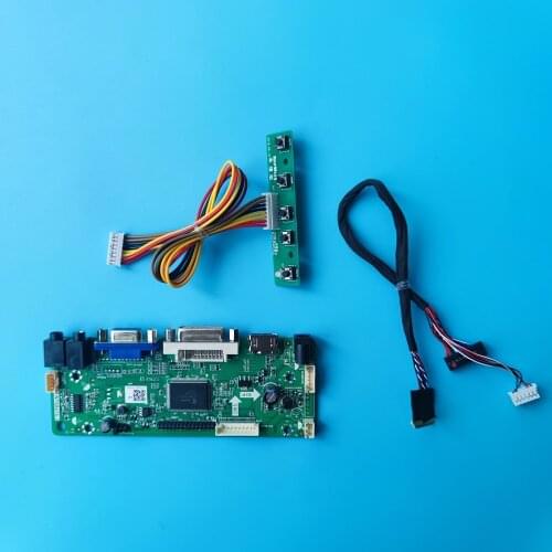 For LTN156AT05-U09 15.6" Controller kit Panel Screen Driver board VGA HDMI monitor Card LCD LED 1366X768 DVI LVDS