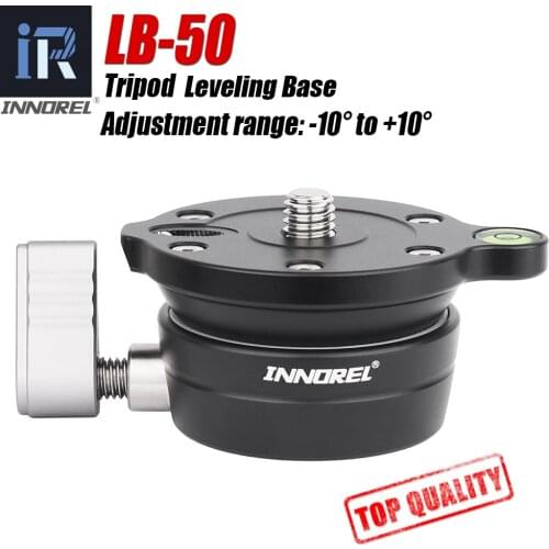 Tripod Monopod Head Leveling Base Level Horizontal INNOREL LB50 Professional Hemispheric Aerial Photography for DSLR Camera