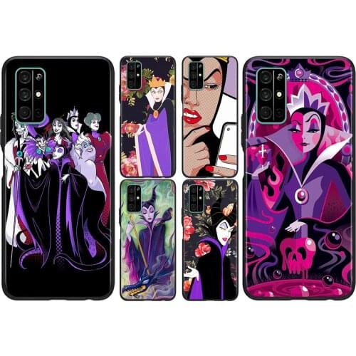 Silicone Cover Disney villain witch For Honor V30 View 20 V20 30i 30S 30 20S 20E 20i 20 Lite Pro Plus Phone Case