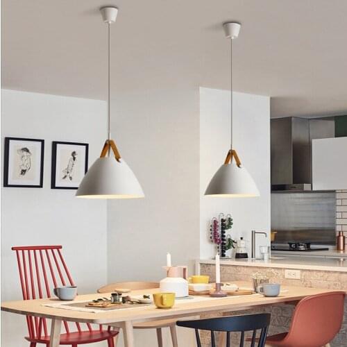 Nordic dining room bar chandelier modern simple three-headed family dining room table lamp personalized bedside lamp