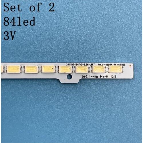 LED Backlight strip 84 Lamp For Samsung 46" TV UA46D6600 UN46D6900WFXZA UE46D6510 UE46D6530 BN64-01645A 2011SVS46 FHD-6.5K-LEFT