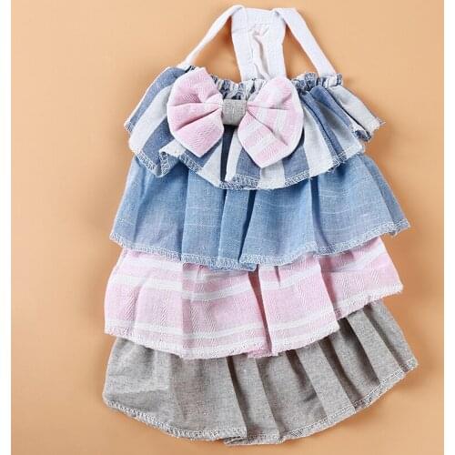 Cooling Summer Pet Buckle Dresses Dog Costumes Puppy Wedding Apparel Dress For Spring Large Small Dogs Coats Pet Clothing