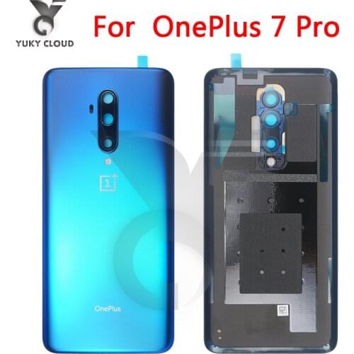 Fro NEW Back Glass OnePlus 7 7T Pro Battery Cover Door One Plus 7T Rear Housing Case OnePlus 7 Pro Battery Cover Panel