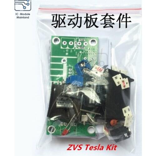 DC 12V ZVS Tesla Coil Module Booster Diy Kits High Voltage Generator Driver Board Plasma Music Temperature Arc Speaker Broad