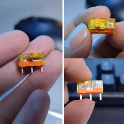 2Pcs/pack TTC Dustproof Gold Mouse Micro Switch Micro Button Gold Contactor 60 Million Click lifetime Repair Parts