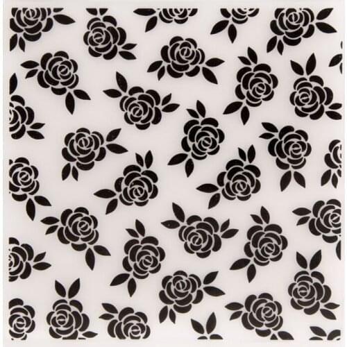 3D Flower Plastic Embossing Folder Stencil Template DIY Craft Making Pattern Background Paper Cards Scrapbooking Album