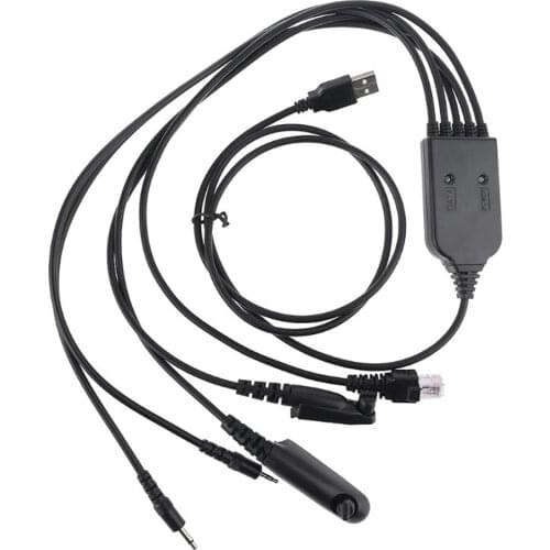 5In1 FTDI USB Programming Cable Driveless for Motorola AXU4100 CP200 2way Radio