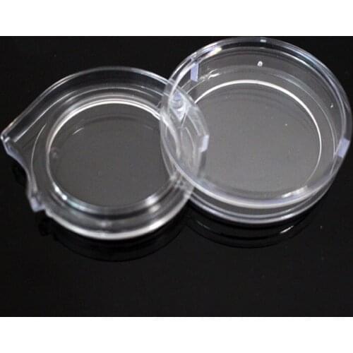 50pcs 2g transparent plastic jar 2cc eyeshadow blush jar cosmetic containers