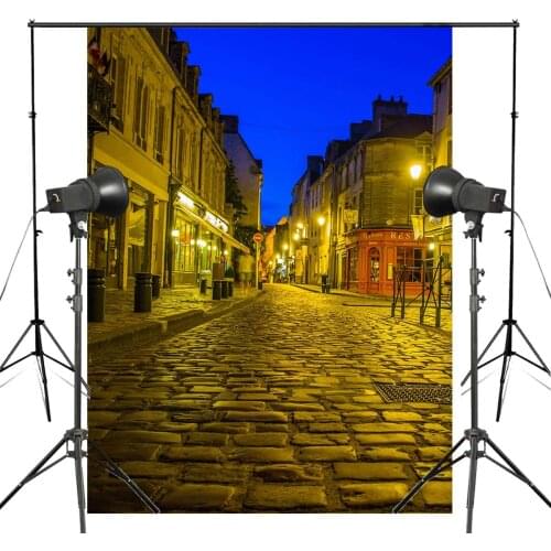 5x7ft Golden Paris Street Photography Background Backdrop Photo Studio Props Wall Photography Backdrop