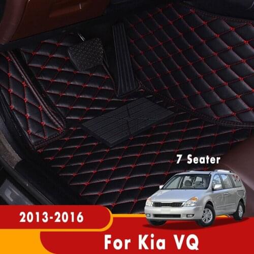 Car Floor Mats For Kia VQ 2013-2016 (7 Seater) Car Carpet Automobiles Auto Carpets Custom Cover Styling Protect Rugs Foot Pads