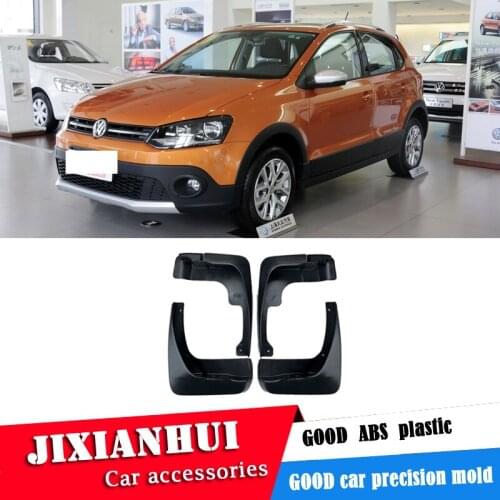 For Volks wagen po lo cross 2014-2016 Mudflaps Splash Guards Front rear Mud Flap Mudguards Fender Modified special
