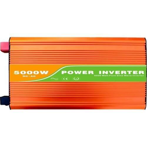 Digital 24VDC 5000W Off Grid Inverter to 100-240VAC Ouput, Peak Power 10000W Pure Sine Wave Power Solar/car Inverter With 5V USB