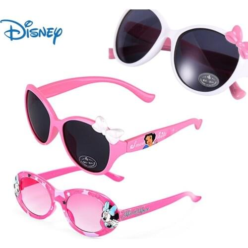 Disney Minnie Mouse Children Sunglasses Princess Snow White Cute Glasses Trend Fashion Girl Sunglasses Girls Birthday Gifts Toys