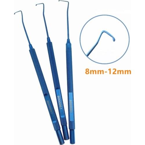 Ophthalmic hook Titanium Muscle Hook 8mm /10mm/12mm ophthalmic instrument