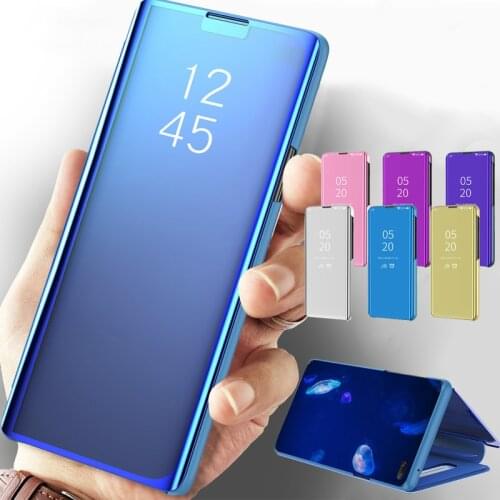 Realme X2 Pro Case Luxury Smart Mirror Flip full Protection Cover For Realme X2 Pro X2Pro RMX1931 Shockproof Phone Cover