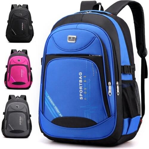 Middle Student Backpack Teenage Girls Boys School Bags Large Capacity Nylon Backpack Men Women Bagpack 2021 New
