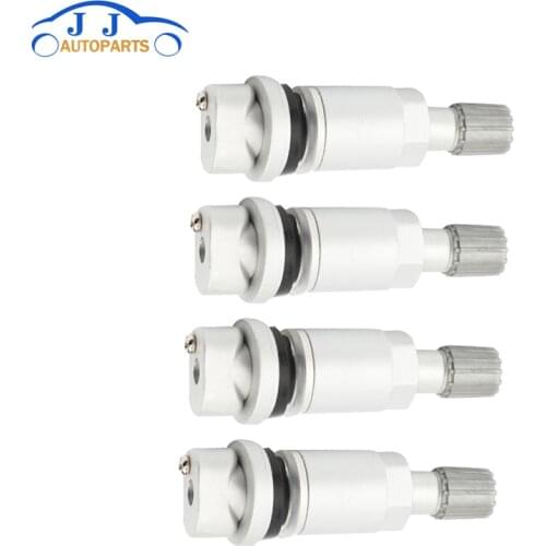 YPLHQZ 4pcs Tyre Pressure Monitoring System Sensor Valve Stem Repair Kit TPMS Tire Valves For LAND ROVER Alloy Tubeless Valve