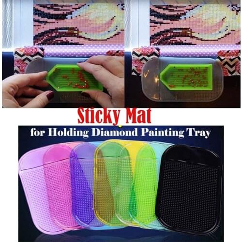 Magic Sticky Mat for Diamond Painting DIY Tools Diamonds Tray Holder Idea for Holding Tray 5D Diamond Embroidery Accessories