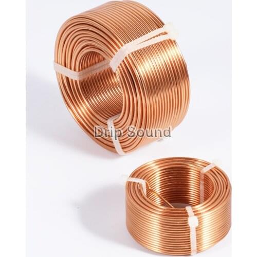 1pcs 1.2mm 0.2mH-1.8mH Speaker Crossover Audio Amplifier Inductor 4N Oxygen-Free Copper Wire Coil #Copper