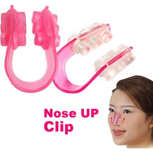 1pc Silicone Nose Shaper Nose up Lifting Shaping Bridge Straighten Facial Clipper Corrector Women Girl Face Massager Beauty Clip
