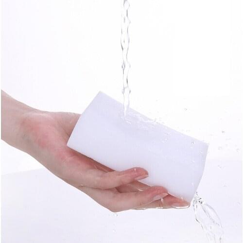 100 Pcs/lot Melamine Sponge Magic Sponge Eraser Cleaner Cleaning Sponge for Kitchen Bathroom Cleaning Tools 100*60*20mm