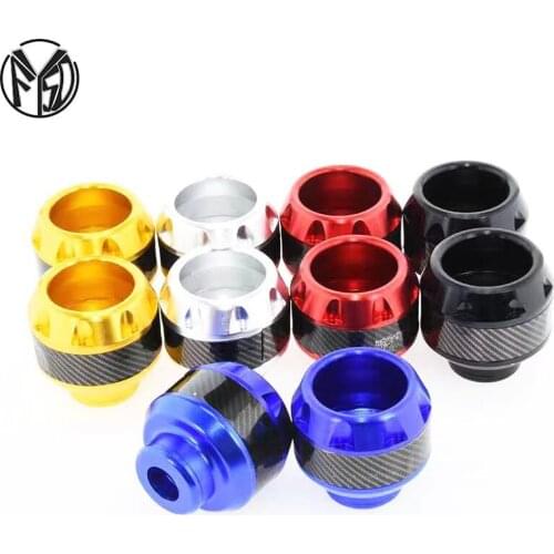 2 Pieces Premium Quality Universal Motorcycles Falling Protector Explosion-proof Front Fork Cups Aluminum Alloy Sliders Crash