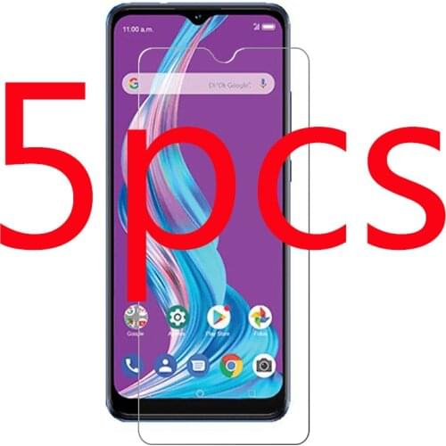 5PCS 2.5D Full Glue Tempered Glass For ZTE Blade A51 Protective Film Front Safety Shield Screen Protector On For ZTE Blade A71