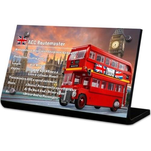 Acrylic display stand brand for creator 10258