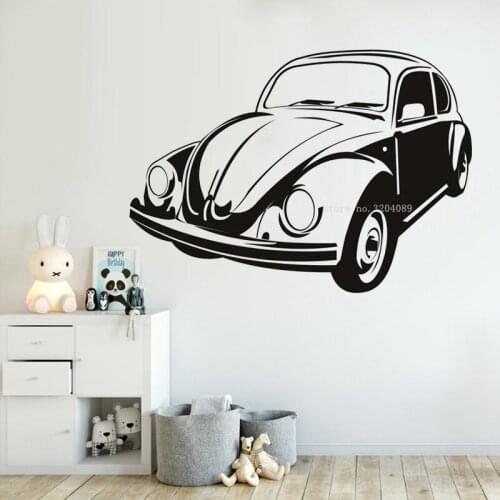 Car Vintage Transport Wall Sticker For Living Room Nursery Teen bedroom dorm room Extreme sport poster Removable Murals DG619