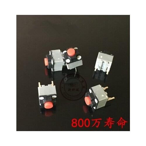 Free shipping 100 PCS Mute button 6*6*7.3mm Silent switch wireless mouse wired mouse button micro switch