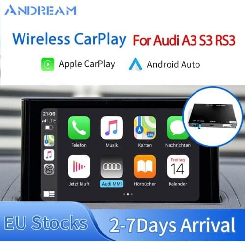 Apple Carplay Wireless Interface Box For Audi A3 S3 RS3 2012-2018 MMI Mirror Link AirPlay Screen Update Adapter Activator Iphone