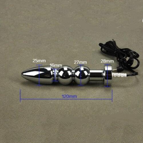 Electro Sex Metal Butt Plug Physical Therapy Equipment Massager Electric Shock Toy Accessories Anal Plug Sex Toys