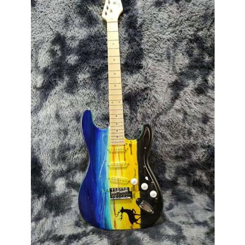 Hand Painted Electric Guitar