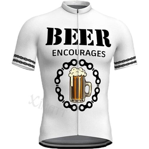 France Summer Beer Printing Cycling Jersey XIMATT Outdoor Sports Bike Equipment Factory Outlet Customizable