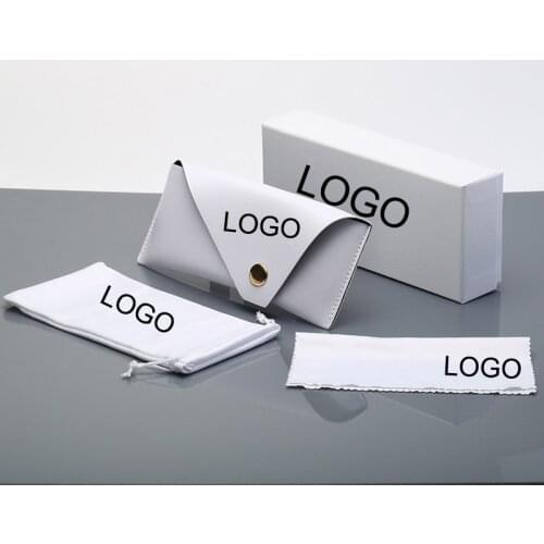 JASPEER Sunglasses Package Set Box Glasses Case Eyeglasses Container Sunglasses Case Lens Cleaning Cloth Eyewear Storage Bag