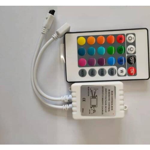 24 Key LED RGB IR Remote Controller for SMD 3528 5050 RGB COB Strip Lights