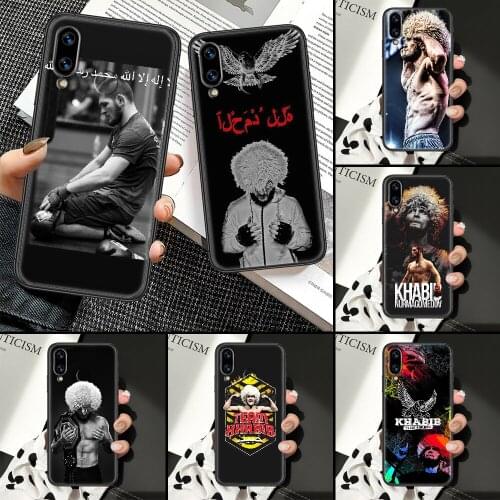 Khabib nurmagomedov Phone Case For Huawei Honor 6A 7A 7C 8A 8X 8 9 9X 10 10i 20 Lite Pro black 3D cell cover art back luxury