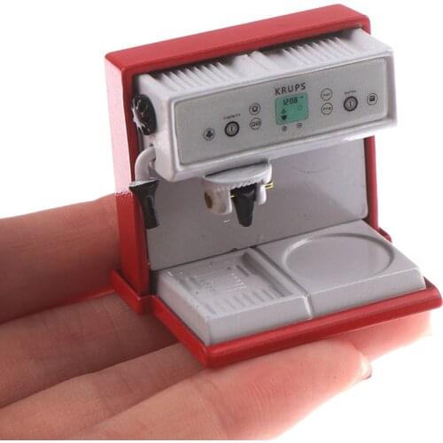 1pcs 1:12 Dollhouse Home Decor Coffeemaker Kitchen Miniature Furniture Doll House Accessories