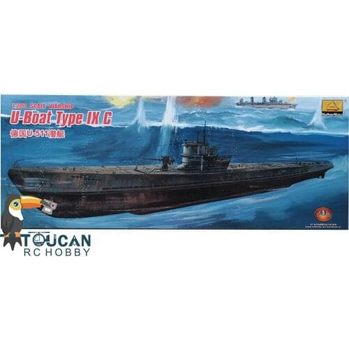 MiniHobby 80915 1/200 German U-Boat Type IX C Submarine Model Kit With Motor TH07972-SMT2