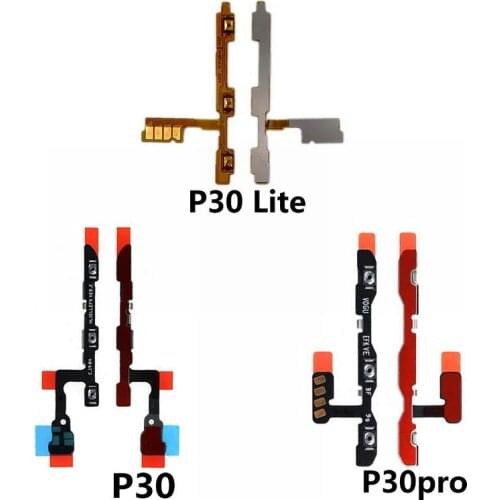 New Power on/off Button Volume Key Flex Cable FPC For Huawei P30 Lite Pro Mobile Phone